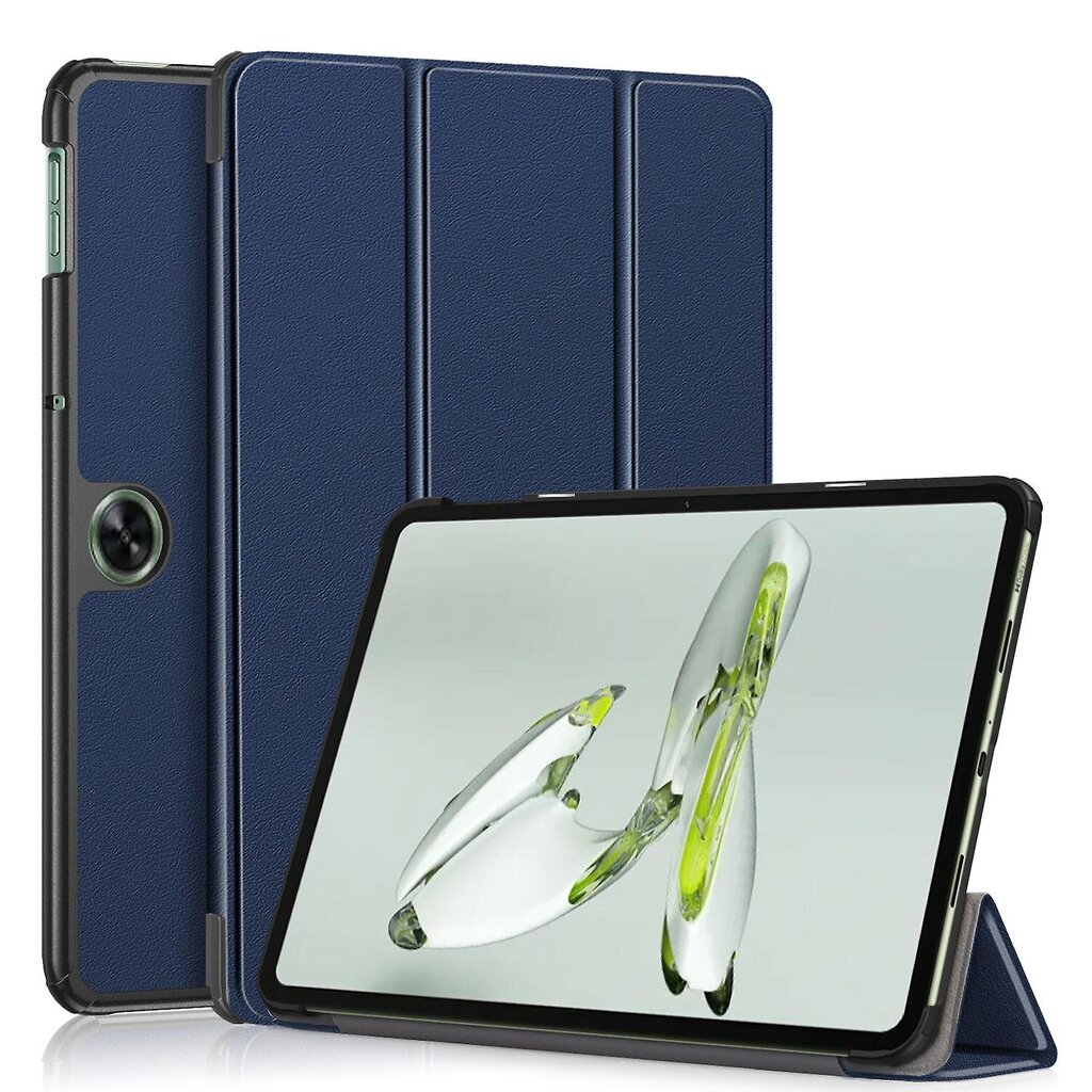 OnePlus Pad Go / Oppo Pad Air 2 Smart Case PU-nahkainen kolminkertainen jalusta tabletin suojus hinta ja tiedot | Tablettien kotelot ja muut tarvikkeet | hobbyhall.fi