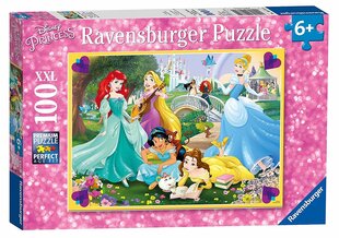 Ravensburger palapeli 100 kpl Disney Princesses hinta ja tiedot | Palapelit | hobbyhall.fi