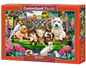 Palapeli Puzzle Castorland Pets in the Park, 1000 osaa hinta ja tiedot | Palapelit | hobbyhall.fi