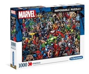 Jigsaw Clementoni Marvel Impossible Puzzle, 1000 osaa hinta ja tiedot | Palapelit | hobbyhall.fi