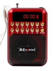 (Punainen) Taskuradio FM Radio Mini Kannettava Ladattava Radiovastaanotin Kaiutintuki USB TF Card Musiikki MP3-soitin hinta ja tiedot | Kelloradiot ja herätyskellot | hobbyhall.fi