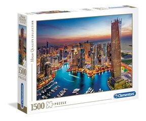 Jigsaw Clementoni 31814 Korkealaatuinen Dubai Harbor, 1500 osaa. hinta ja tiedot | Palapelit | hobbyhall.fi