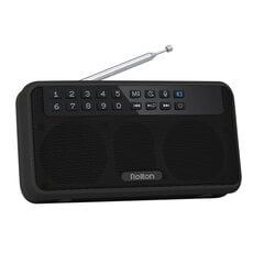 (Musta) Rolton E500 Langaton Bluetooth Kaiutin 6W HiFi Stereo Musiikkisoitin Kannettava Digitaalinen FM Radio Taskulamppu Mikki Handsfree Record TF hinta ja tiedot | Kelloradiot ja herätyskellot | hobbyhall.fi