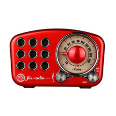 (punainen)Vintage Radio Retro Bluetooth5.0-kaiutin, pähkinäpuinen FM-radio vanhanaikaisella klassisella tyylillä, vahva bassotehoste TF-kortti hinta ja tiedot | Kelloradiot ja herätyskellot | hobbyhall.fi