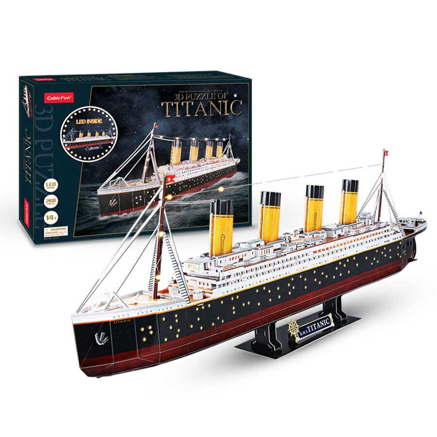 CUBICFUN 3D Palapel LED Titanic hinta 