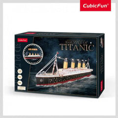 CUBICFUN 3D Palapel LED Titanic hinta ja tiedot | Palapelit | hobbyhall.fi