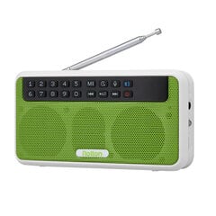 (Vihreä) Rolton E500 Langaton FM-radio 6W HiFi Stereo Bluetooth Kaiutin Musiikkisoitin Digitaaliradiot Taskulamppu LED-näyttö Mikrofoni Record TF hinta ja tiedot | Kelloradiot ja herätyskellot | hobbyhall.fi