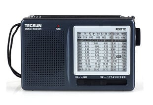 (R-9012) TECSUN R-9012 AM/FM/SW 12-kaistainen kannettava lyhytaaltoradiovastaanotin AN-05 ulkoisen antennin monikaistaisella radiovastaanottimella hinta ja tiedot | Kelloradiot ja herätyskellot | hobbyhall.fi