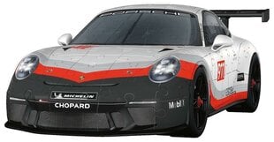 RAVENSBURGER palapeli 3D Porsche GT3 Cup, 108 p., 11147 hinta ja tiedot | Palapelit | hobbyhall.fi