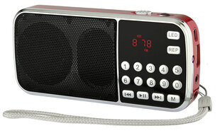 (punainen L-088) Super Bass HIFI FM -radiokaiutin L-088, jossa TF USB-taskulamppu ladattava akku hinta ja tiedot | Kelloradiot ja herätyskellot | hobbyhall.fi