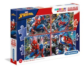 Palapelisarja Clementon Spiderman 20 + 60 + 100 + 180 osaa. hinta ja tiedot | Palapelit | hobbyhall.fi