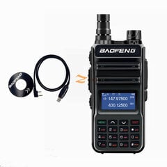 (Musta lisäohjelma)BaoFeng UV10R Pro 10W radiopuhelinlähetin pitkän kantaman UV-10R pro kaksisuuntainen radio VHF UHF 136-174Mhz 400-520Mhz Dual Band hinta ja tiedot | Kelloradiot ja herätyskellot | hobbyhall.fi