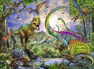 Ravensburger palapeli 200 kpl dinosauruksia hinta ja tiedot | Palapelit | hobbyhall.fi