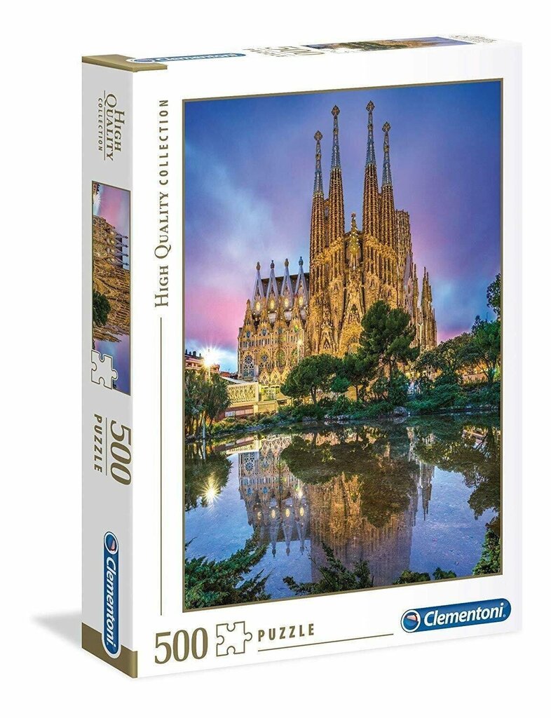 Palapeli Clementon Korkealaatuinen Barcelona 500 kpl. hinta ja tiedot | Palapelit | hobbyhall.fi