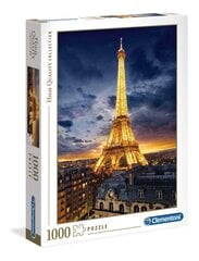 Palapeli Clementon Korkealaatuinen Eiffel-torni 1000 kpl. hinta ja tiedot | Palapelit | hobbyhall.fi