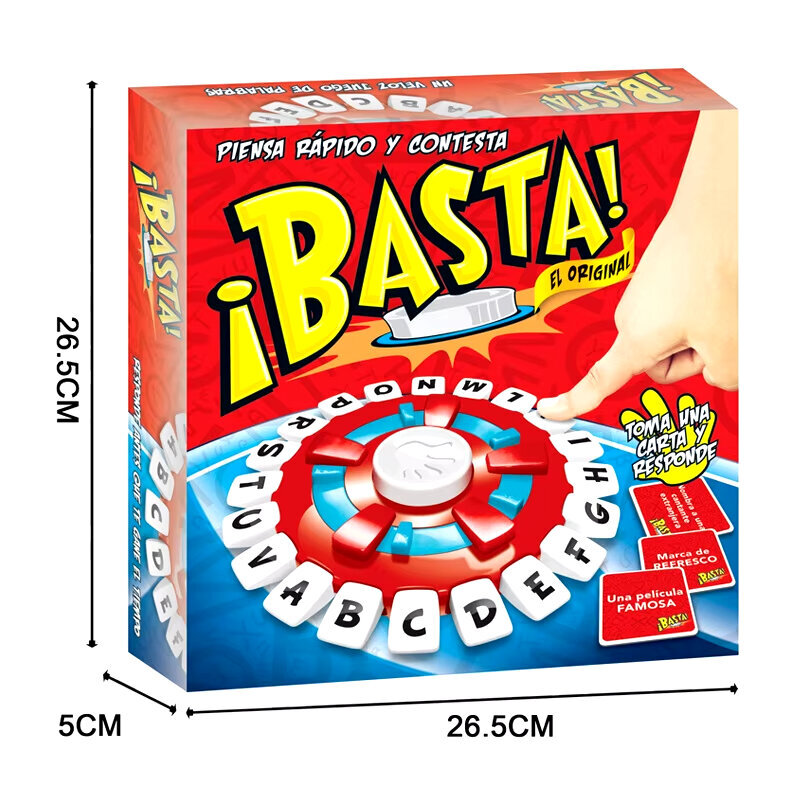 Uusi Spanish Word Game Fast-Paced Family Board Game The Quick Thinking Letter Pressing Tapple Games versio suomeksi hinta ja tiedot | Lautapelit ja älypelit | hobbyhall.fi