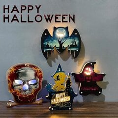 Halloween Decor Light Halloween Ghost Night Light Halloween Hanging Light(1kpl, oranssi) hinta ja tiedot | Puutarha- ja ulkovalot | hobbyhall.fi