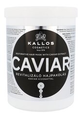 Virkistävä hiusnaamio kaviaariuutteella Kallos Caviar Hair Mask 1000ml hinta ja tiedot | Naamiot, öljyt ja seerumit | hobbyhall.fi