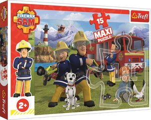 TREFL Suuri palapeli Fireman Sam, 15 palaa hinta ja tiedot | Palapelit | hobbyhall.fi