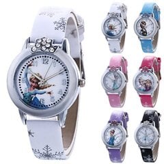 Frozen Princess Cartoon Watch Kids Girls Söpö kvartsikello Ed hinta ja tiedot | Koteloiden lisätarvikkeet | hobbyhall.fi