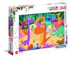 Clementoni: Puzzle 24el. maxi - Jurassic ystävät hinta ja tiedot | Palapelit | hobbyhall.fi