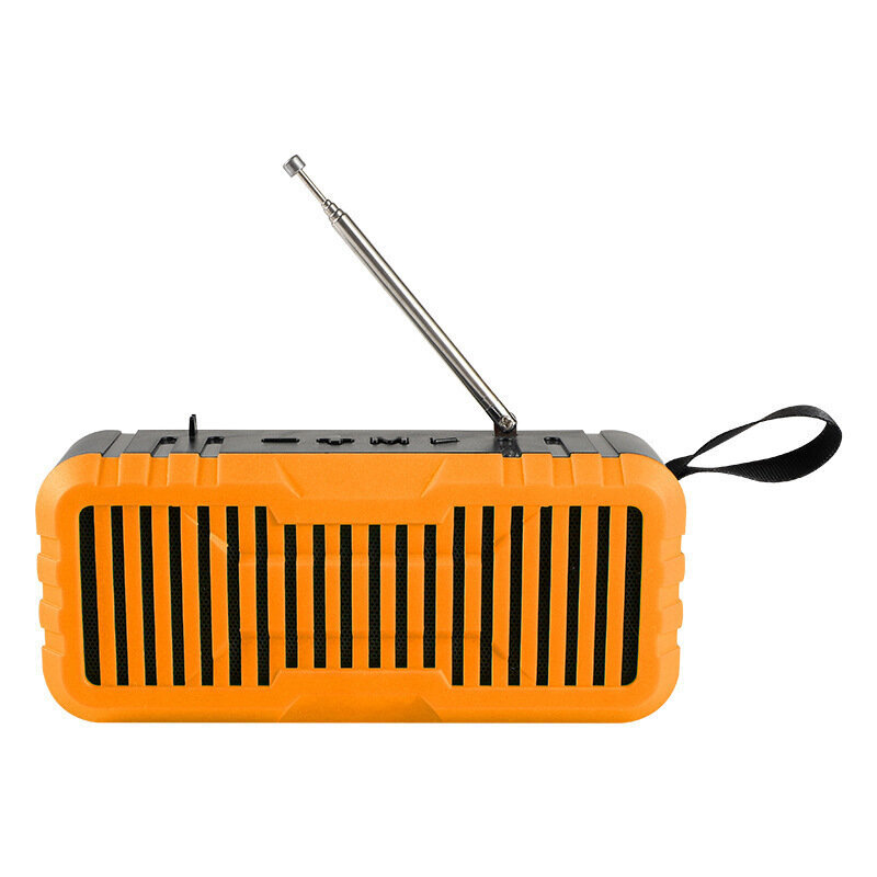 (oranssi) Erittäin herkkä hätäradio USB/TF/AUX/FM langattoman Bluetooth-kaiuttimen lataus aurinkoenergialla salamavalolla Kannettava radio hinta ja tiedot | Kelloradiot ja herätyskellot | hobbyhall.fi