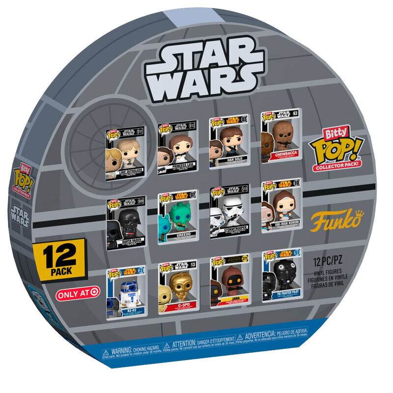 Funko Bitty POP! Star Wars Collector's Pack Vinyl Figurines - 12 kappaletta (yksinoikeudella Targetille) hinta ja tiedot | Pelien oheistuotteet | hobbyhall.fi