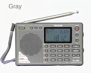 (harmaa)Tecsun PL-380 Täyskaistainen DSP digitaalinen demodulaatiostereoradio Tecsun PL380 hinta ja tiedot | Kelloradiot ja herätyskellot | hobbyhall.fi