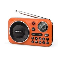 (Orange)FM-radio Bluetooth 5.0 -kaiutin Kannettava miniradio iäkkäille HiFi TF/USB MP3-soitin Tuki Äänitys kuulokkeet Toista hinta ja tiedot | Kelloradiot ja herätyskellot | hobbyhall.fi