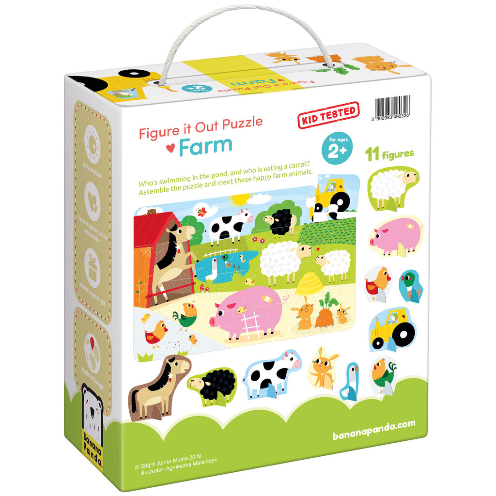 Palapeli Figure It Out Puzzles Farm, 20 palaa hinta ja tiedot | Palapelit | hobbyhall.fi