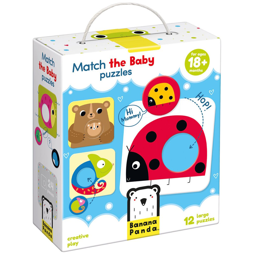 Palapeli Match The Baby, 12 palaa hinta ja tiedot | Palapelit | hobbyhall.fi