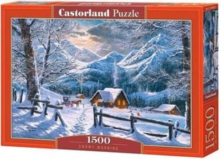 Castorland "SNOWY MORNING" palapeli, 1500 palaa hinta ja tiedot | Palapelit | hobbyhall.fi