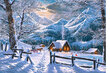 Castorland "SNOWY MORNING" palapeli, 1500 palaa hinta ja tiedot | Palapelit | hobbyhall.fi