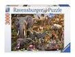 Ravensburger: 3000el palapeli. - Afrikan eläimet hinta ja tiedot | Palapelit | hobbyhall.fi