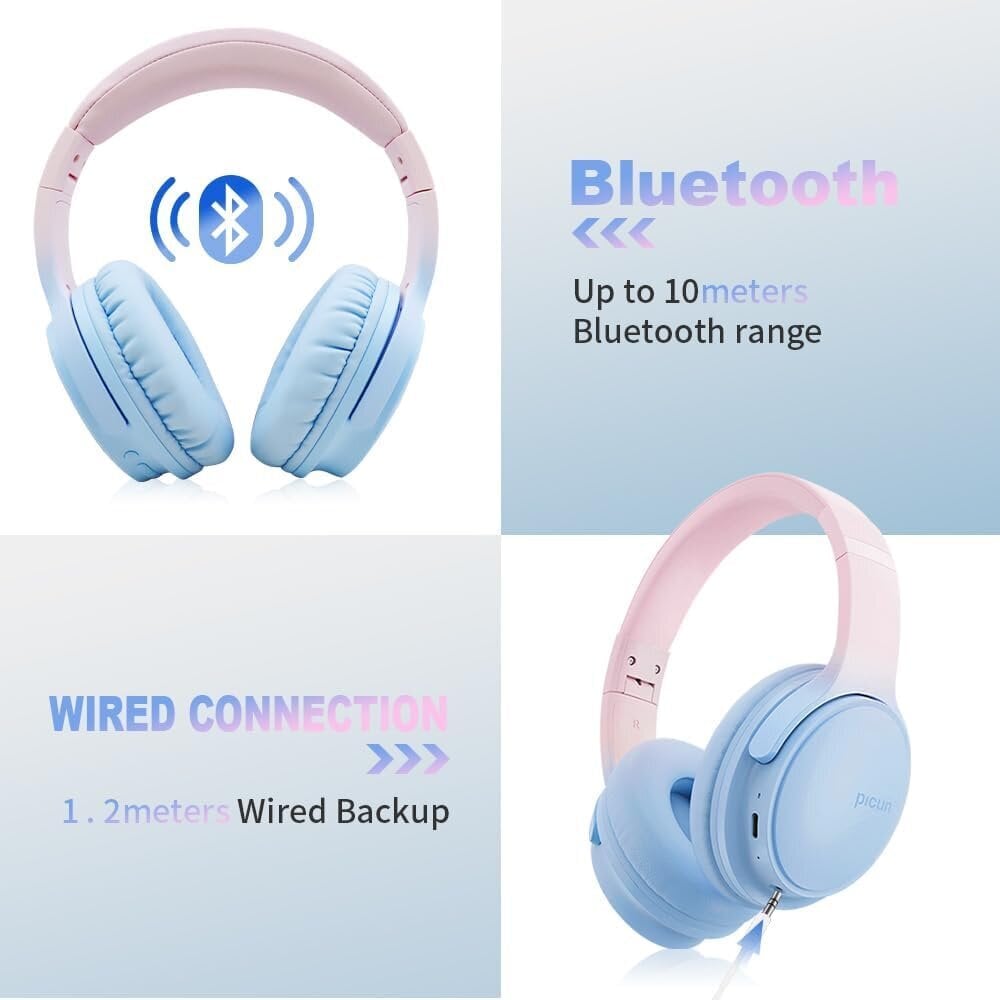 Langattomat Bluetooth-kuulokkeet, taitettavat, HiFi, 30 tuntia soittoaikaa, sopivat matkapuhelimiin, tietokoneisiin, televisioihin, peleihin. sininen hinta ja tiedot | Kuulokkeet | hobbyhall.fi