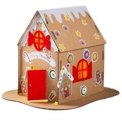 Black Friday Christmas Diy Craft Wood Biscuits House Christmas Party Favor Supplies Game hinta ja tiedot | Joulukoristeet | hobbyhall.fi