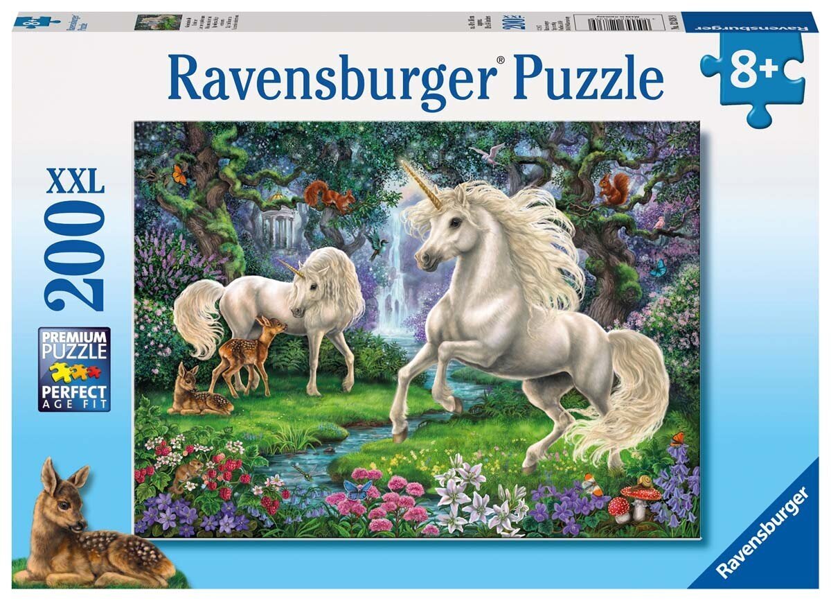 Ravensburger:. XXL 200EL palapeli. - Yksisarviset. hinta ja tiedot | Palapelit | hobbyhall.fi