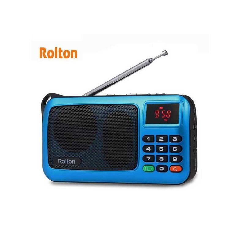 (Sininen)Uusi Mini Rolton W405 Digitaalinen Kannettava Mini Mp3 Play Kannettava Fm Radio Musiikkisoitin Kaiutin TF USB Taskulamolla Money Verify hinta ja tiedot | Kelloradiot ja herätyskellot | hobbyhall.fi