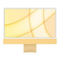 Apple iMac 2021 M1 Chip 8CPU 8GPU 1TB 16GB 24" 4.5K (4480x2520) Keltainen hinta ja tiedot | Pöytätietokoneet | hobbyhall.fi