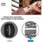 20 mm Samsung Galaxy Watch 5/Watch 5 Pro /Watch 4/4 Classic/Watch 3 /Gear Sport/Gear S2 Classic, vävd rem for Galaxy Watch Active 2 hinta ja tiedot | Koteloiden lisätarvikkeet | hobbyhall.fi