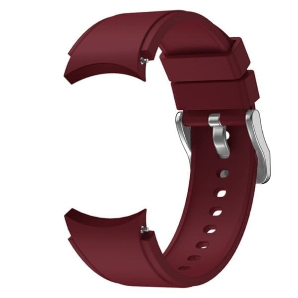 Täysin istuva silikoniranneke Samsung Galaxy Watch FE Wine Red hinta ja tiedot | Koteloiden lisätarvikkeet | hobbyhall.fi