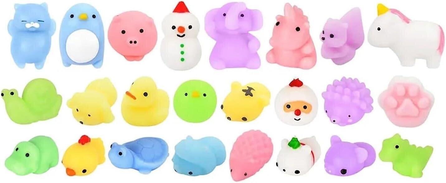 Joulukalenteri lapsille Lähtölaskentakalenteri 24PCS Joulukalenteri Blind Box 24 Ruudukko Kumilelu Blind Box Yllätyslahjat hinta ja tiedot | Joulukoristeet | hobbyhall.fi