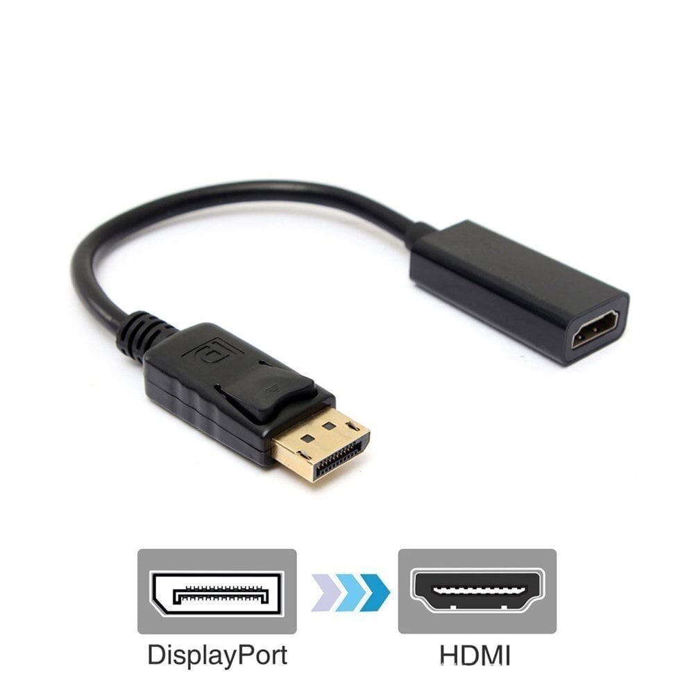 DP-HDMI-sovitinkaapeli DP-HDMI-sovitinkaapeli Pieni laatikko 1080P-näytölle hinta ja tiedot | USB-sovittimet äänentoistoon | hobbyhall.fi