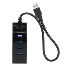 Liitäntä 3HUB USB One Drag Four Hub Splitter tietokoneen kannettavan tietokoneen laajennin hinta ja tiedot | USB-sovittimet äänentoistoon | hobbyhall.fi