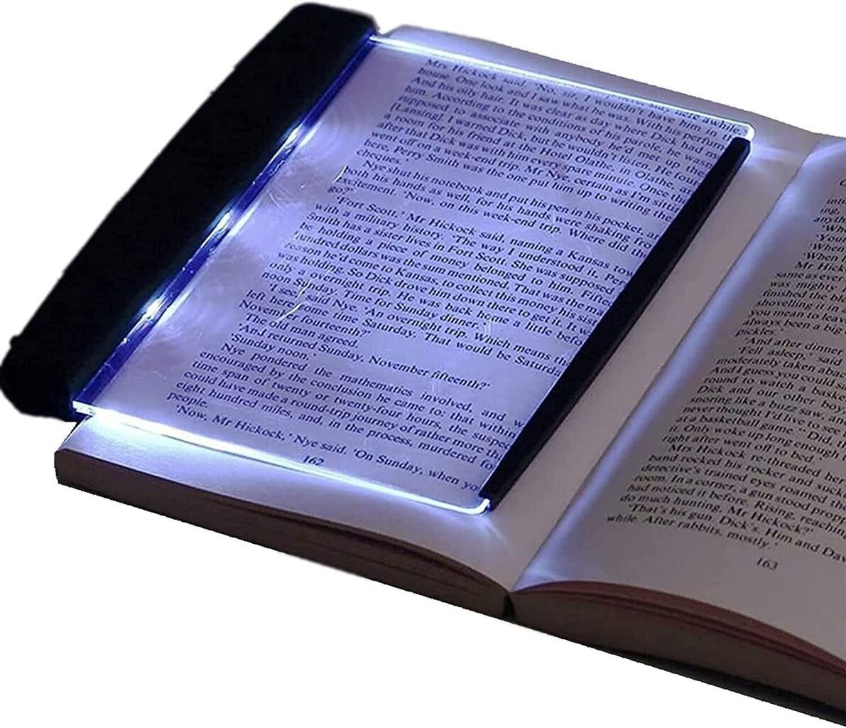 LED-lukuvalo yövalo Wedge Book -silmänhoito kannettava kirjanmerkkivalo kirkas kirjataulu sängyssä lukemiseen, autossa hinta ja tiedot | Pöytävalaisimet | hobbyhall.fi