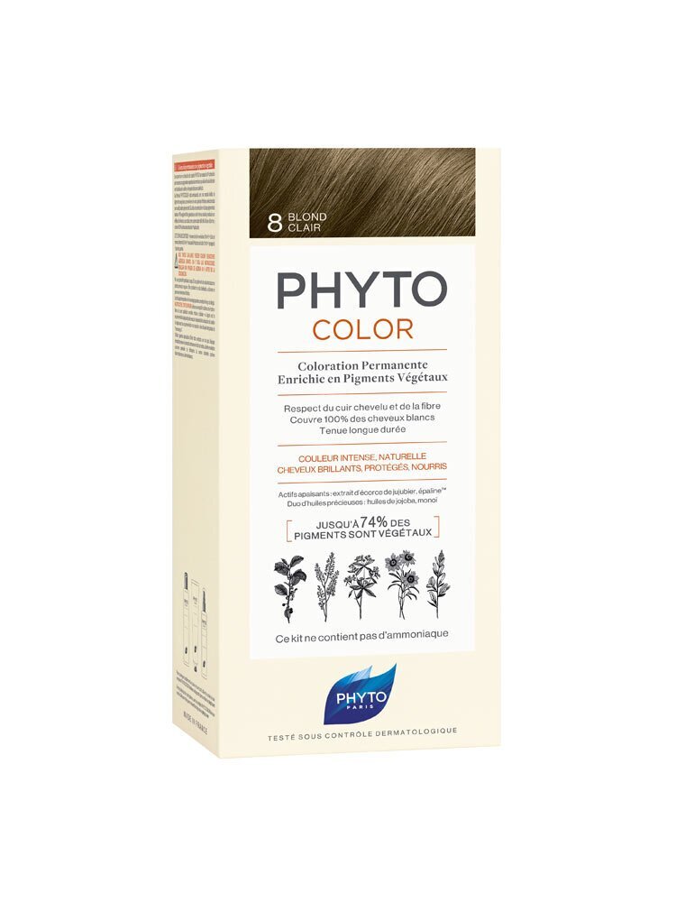 Hiusväri Phyto Color No.8.0 hinta ja tiedot | Hiusvärit | hobbyhall.fi
