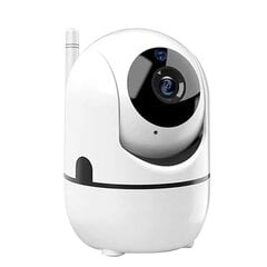 Älykäs kodin turvakamera Langaton automaattinen seurantajärjestelmä Pimeänäön verkkovalvonta itkuhälytin 5GHZ IP WIFI HD 1080P White Cam EU-pistoke hinta ja tiedot | Web-kamerat | hobbyhall.fi