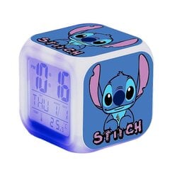 Lilo & Stitch Digitaalinen herätyskello 7 Väriä Vaihteleva Anime Sarjakuva Yövalo Yökello Kodinsisustus Lasten Lelu Joululahjat hinta ja tiedot | Kelloradiot ja herätyskellot | hobbyhall.fi