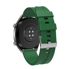 22 mm Huawei Watch GT silikonikellon ranneke - Military Green Green hinta ja tiedot | Koteloiden lisätarvikkeet | hobbyhall.fi