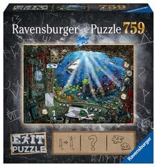 Ravensburger:. Palapelin uloskäynti – sukellusvene 759 El.. hinta ja tiedot | Palapelit | hobbyhall.fi